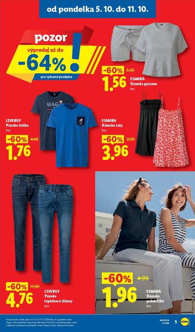 Leták Lidl - Lidl - Ešte viac extra akcií od 05.10. do 11.10. - strana 5