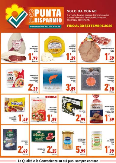 Volantino Conad - Conad - Spunta il risparmio valido dal 01/09 al 30/09 - pagina 4