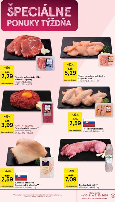 Leták Tesco - Tesco od 30.09. do 06.10. - strana 11