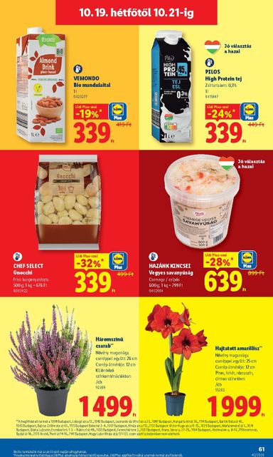 Akciós újság Lidl - Lidl érvényes 10.15.-tól 10.21.-ig - 61 oldal