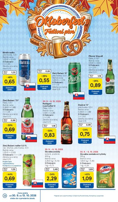 Leták Tesco - Tesco supermarket od 30.09. do 06.10. - strana 26