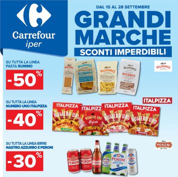 Volantino Carrefour - Carrefour - Grandi Marche valido dal 15/09 al 28/09 - pagina 1