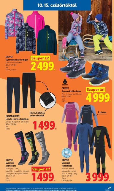 Akciós újság Lidl - Lidl érvényes 10.15.-tól 10.21.-ig - 29 oldal