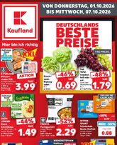 Kaufland-Prospekt von Donnerstag 01.10.