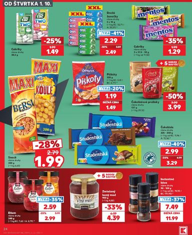 Leták Kaufland - Kaufland od 01.10. do 07.10. - strana 24