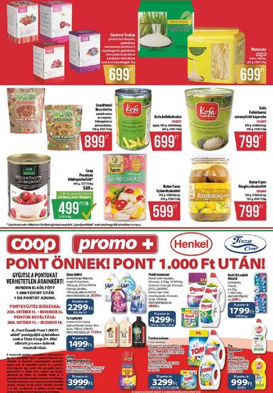 Akciós újság Coop - Coop - Abc-Szuper érvényes 10.15.-tól 10.21.-ig - 7 oldal