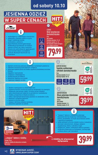 Gazetka ALDI - ALDI - Artykuły przemysłowe i tekstylia od 07.10. do 10.10. - strona 10