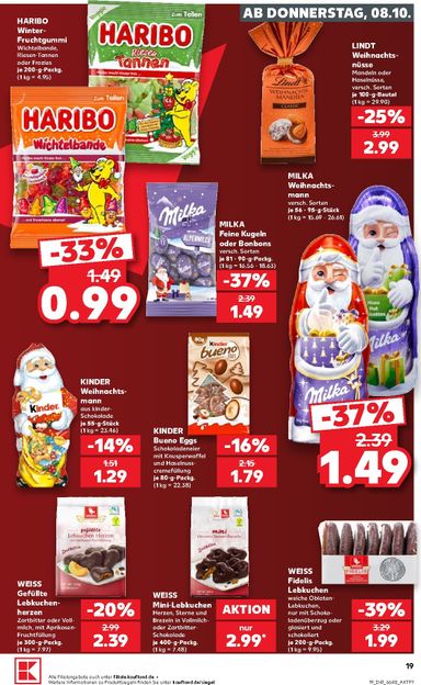 Leták Kaufland Německo - Kaufland Německo od 08.10. do 14.10. - strana 19
