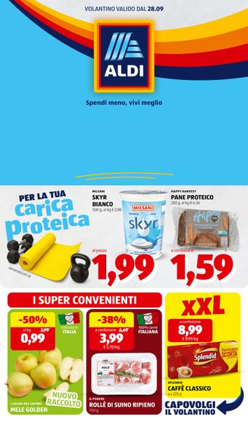 Volantino ALDI - ALDI valido dal 28/09 al 04/10 - pagina 1
