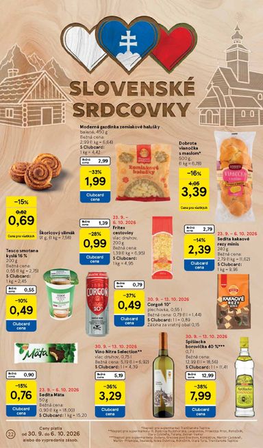 Leták Tesco - Tesco supermarket od 30.09. do 06.10. - strana 22