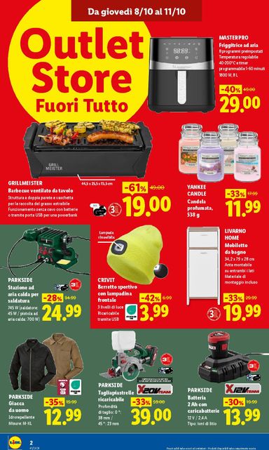 Volantino Lidl - Lidl - Outlet Store Alessandria valido dal 08/10 al 11/10 - pagina 2