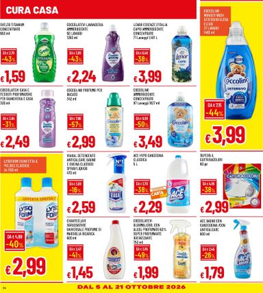 Volantino Galassia - Galassia - Buono Spesa 20% valido dal 30/09 al 21/10 - pagina 24