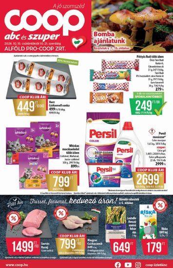 Akciós újság Coop - Coop - Alföld érvényes 10.15.-tól 10.21.-ig - 1 oldal