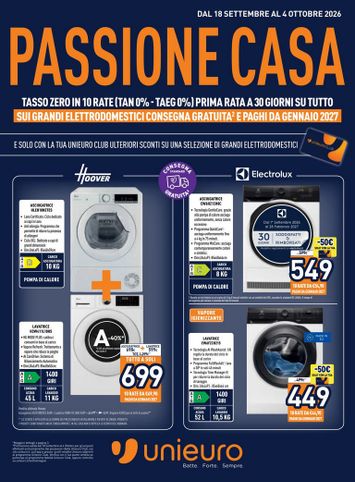 Volantino Unieuro - Unieuro valido dal 18/09 al 04/10 - pagina 1