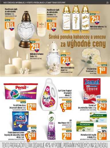 Leták COOP Jednota - COOP Jednota od 01.10. do 07.10. - strana 23