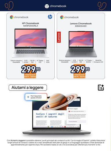 Volantino Unieuro - Unieuro - Speciale Chromebook valido dal 18/09 al 04/10 - pagina 3