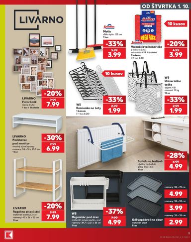 Leták Kaufland - Kaufland - Spotrebné zboží od 01.10. do 07.10. - strana 9