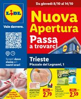 Lidl - Nuova apertura Trieste valido da giovedì 08/10/2026