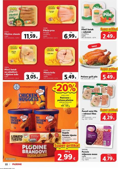 Katalog Plodine - Plodine vrijedi od 23.09. do 29.09. - stranica 22