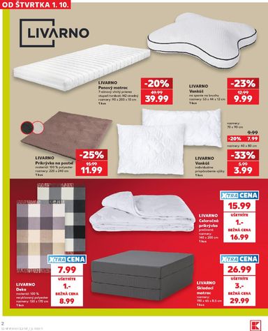 Leták Kaufland - Kaufland - Spotrebné zboží od 01.10. do 07.10. - strana 2