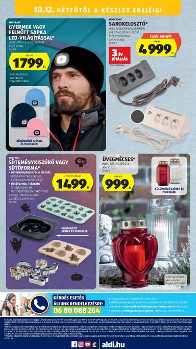 Akciós újság Aldi - Aldi - Középső sor termékei érvényes 10.08.-tól 10.14.-ig - 12 oldal