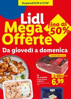 Volantini Lidl da giovedì 08/10