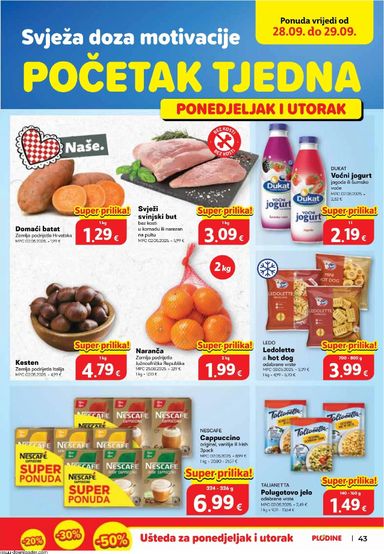Katalog Plodine - Plodine vrijedi od 23.09. do 29.09. - stranica 43