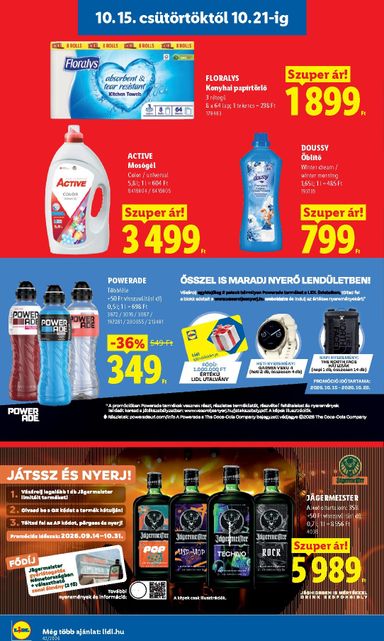 Akciós újság Lidl - Lidl érvényes 10.15.-tól 10.21.-ig - 14 oldal