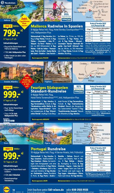 Prospekt Lidl - Lidl - Reise Highlights gültig ab 12.09. bis 15.10. - seite 16