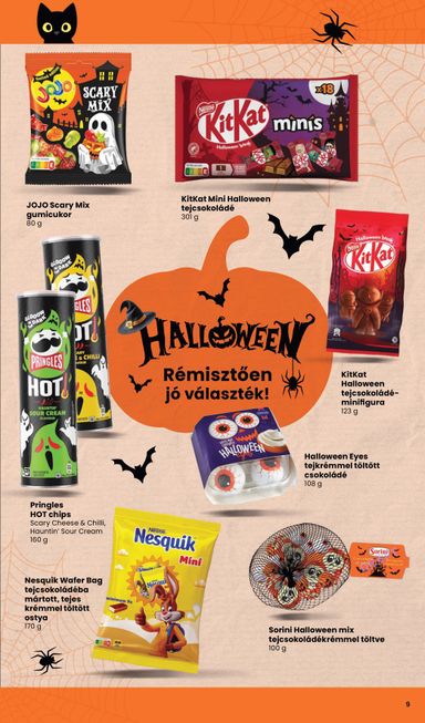Akciós újság Spar - SPAR - Halloween katalógus érvényes 10.01.-tól 10.31.-ig - 9 oldal