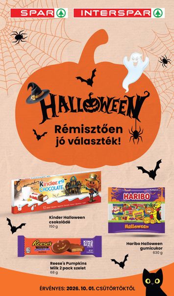 Akciós újság Spar - SPAR - Halloween katalógus érvényes 10.01.-tól 10.31.-ig - 1 oldal