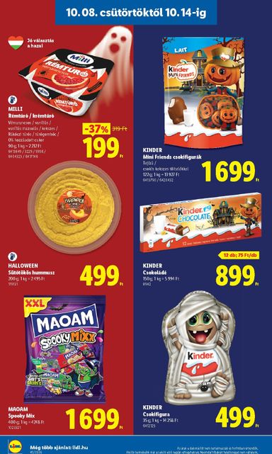Akciós újság Lidl - Lidl érvényes 10.08.-tól 10.14.-ig - 30 oldal