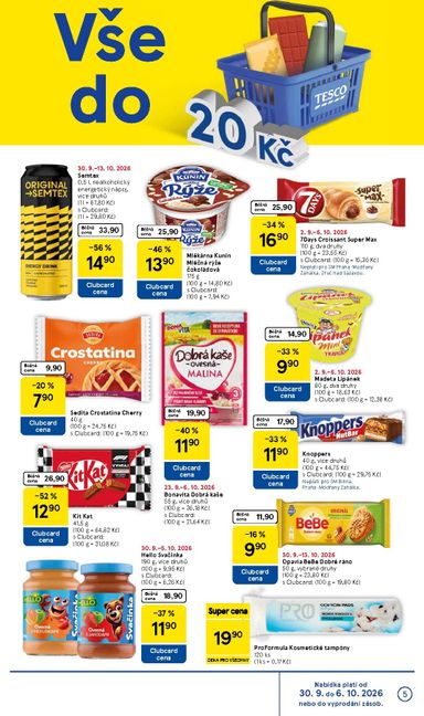 Leták Tesco - Tesco supermarket od 30.09. do 06.10. - strana 5