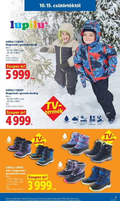 Akciós újság Lidl - Lidl - Nonfood érvényes 10.15.-tól 10.21.-ig - 7 oldal