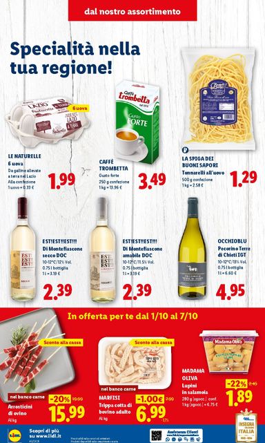 Volantino Lidl - Lidl - Centro Italia valido dal 01/10 al 07/10 - pagina 4