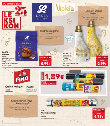 Katalog Kaufland - Kaufland vrijedi od 30.09. do 06.10. - stranica 8