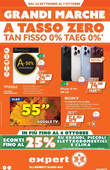 Volantino Expert Di Lella - Expert Di Lella valido dal 24/09 al 07/10 - pagina 1