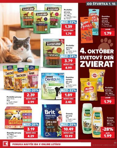 Leták Kaufland - Kaufland od 01.10. do 07.10. - strana 55