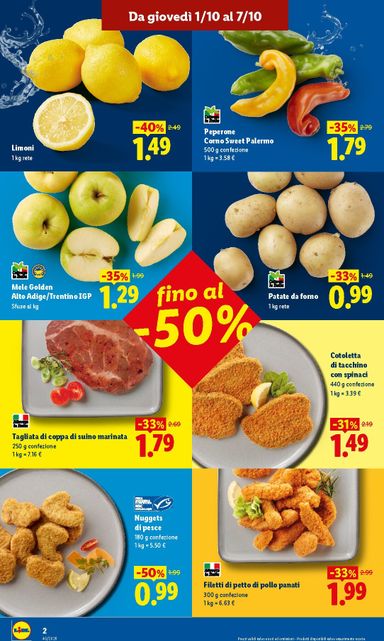 Volantino Lidl - Lidl - Ci siamo rifatti il look! - Lugo valido dal 01/10 al 07/10 - pagina 2
