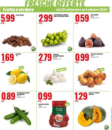Volantino Eurospin - Eurospin - Fresche Offerte Della Settimana valido dal 28/09 al 04/10 - pagina 2