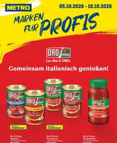 Metro - Marken für Profis-Prospekt gültig ab Montag 05.10.2026