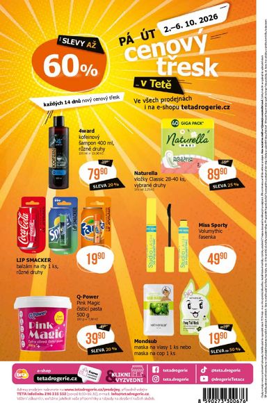 Leták Teta drogerie - Teta drogerie od 24.09. do 06.10. - strana 18