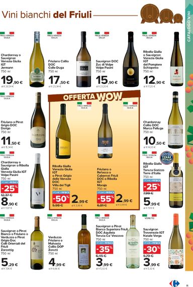 Volantino Carrefour - Carrefour - Catalogo vini valido dal 05/10 al 08/11 - pagina 11