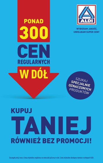 Gazetka ALDI - ALDI - Ceny regularne w dół! od 13.09. do 31.10. - strona 1