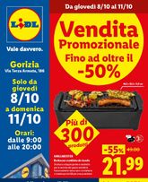 Lidl - Vendita Promozionale Gorizia valido da giovedì 08/10/2026