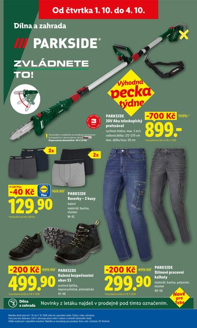 Leták Lidl - Lidl - Spotřební zboží od 29.09. do 04.10. - strana 14