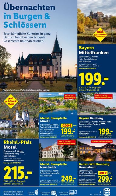 Prospekt Lidl - Lidl - Reise Highlights gültig ab 12.09. bis 15.10. - seite 9