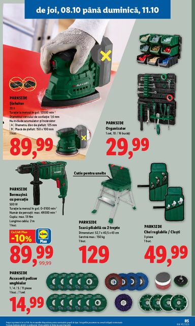 Catalogul Lidl - Lidl de la 05.10. până la 11.10. - pagina 85