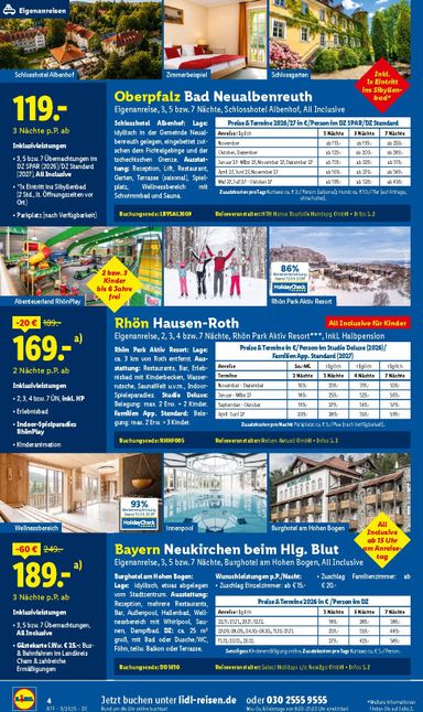 Prospekt Lidl - Lidl - Reise Highlights gültig ab 12.09. bis 15.10. - seite 4