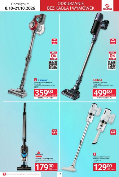 Gazetka Selgros - Selgros cash&carry - Katalog Elektro AGD od 08.10. do 21.10. - strona 13